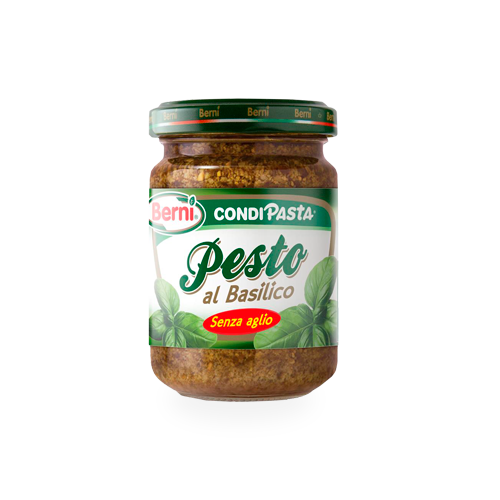 Pesto al Basilico Senza Aglio 135g Berni