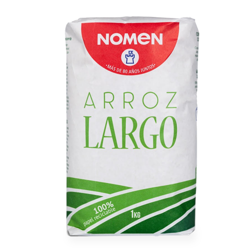 Arroz Largo Blanco 1kg Nomen