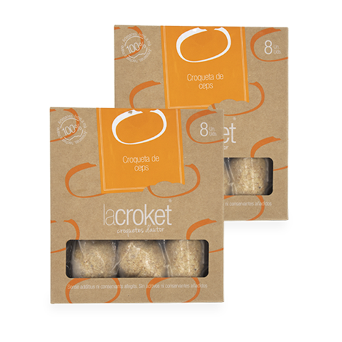 Pack 2u. Croquetas Congeladas Setas 8u LaCroket