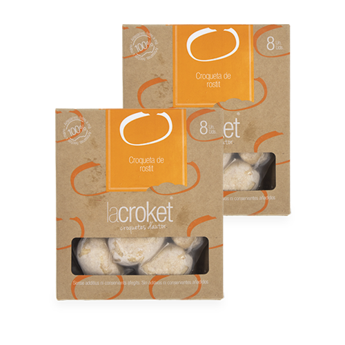 Pack 2u. Croquetas Congelades Asado 8u LaCroket