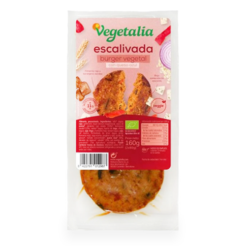 Vegeburguer Escalivada y Queso Azul Bio 160g Vegetalia