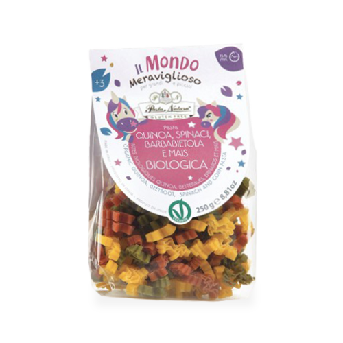 Pasta Quinoa, Spinaci i Barbabietola S/Gluten Bio 250g Pasta Natura