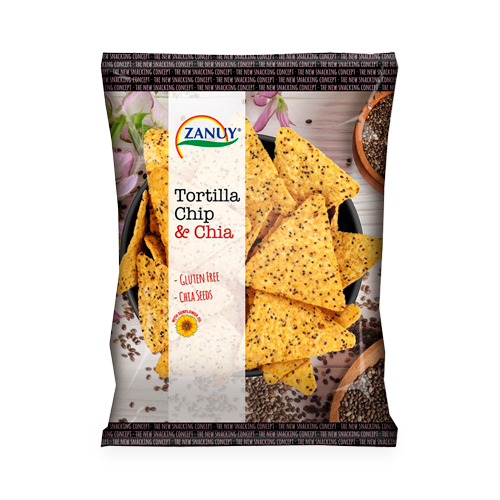 Nachos Semillas de Chia 130g Zanuy