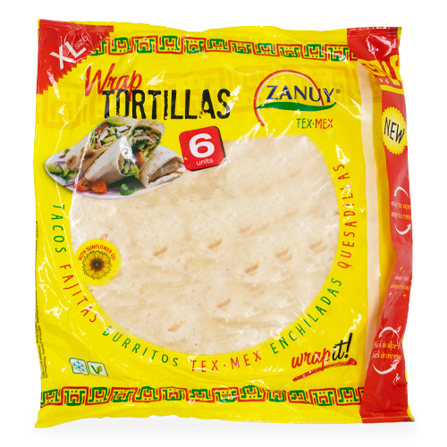 Tortilla de Trigo XL 6u Zanuy