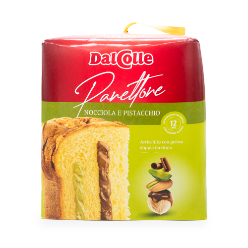Panettone Pistacchio e Nocciola 750g Dal Colle