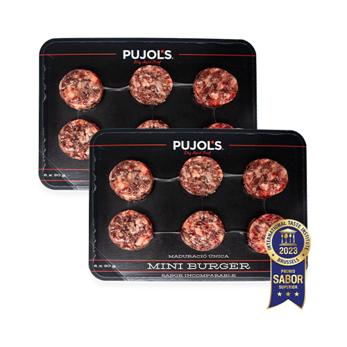 Pack 2u. Vaca Vieja Dry Aged Beef Mini Burguer 6x30g Pujol's
