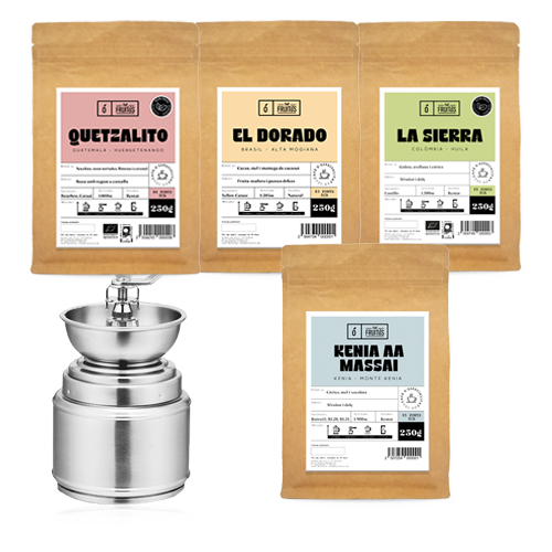 Pack Café en Grano + de Regalo Molinillo