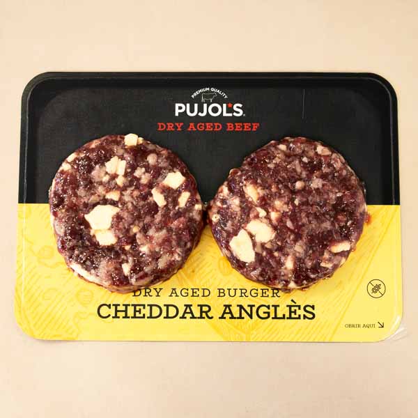 Vaca Vieja Dry Aged Beef Burguer con Cheddar 2 x 150g Pujol\'s