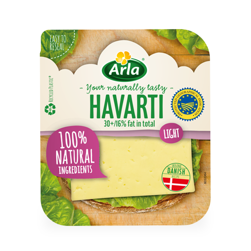 Queso Lonchas Havarti Light 175g Arla