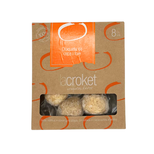 Croquetes Congeladas Setas y Foie 8u LaCroket