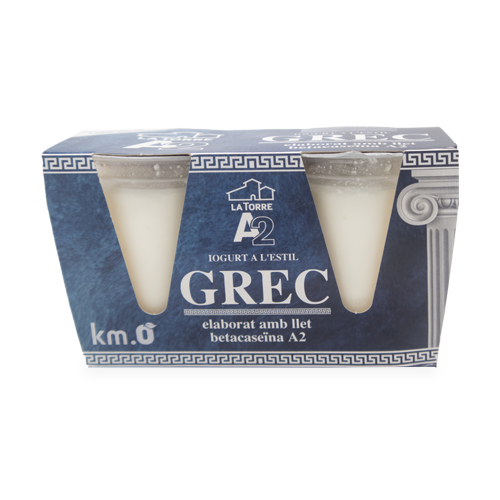 Yogur Griego Leche A2 2x125g La Torre