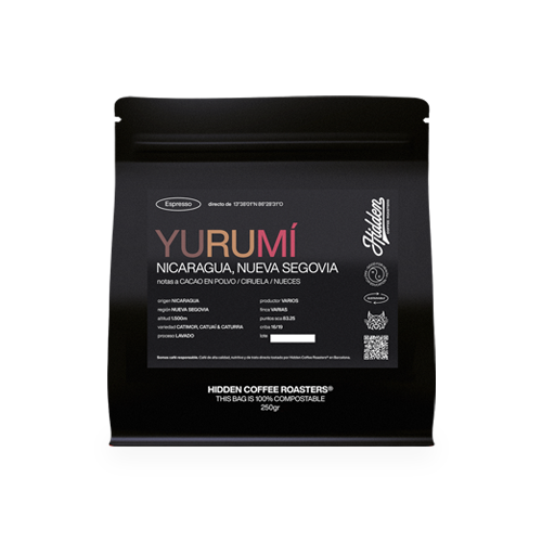 Café de Especialidad en Grano Yurumí (Nicaragua) 250g Hidden Coffee Roasters