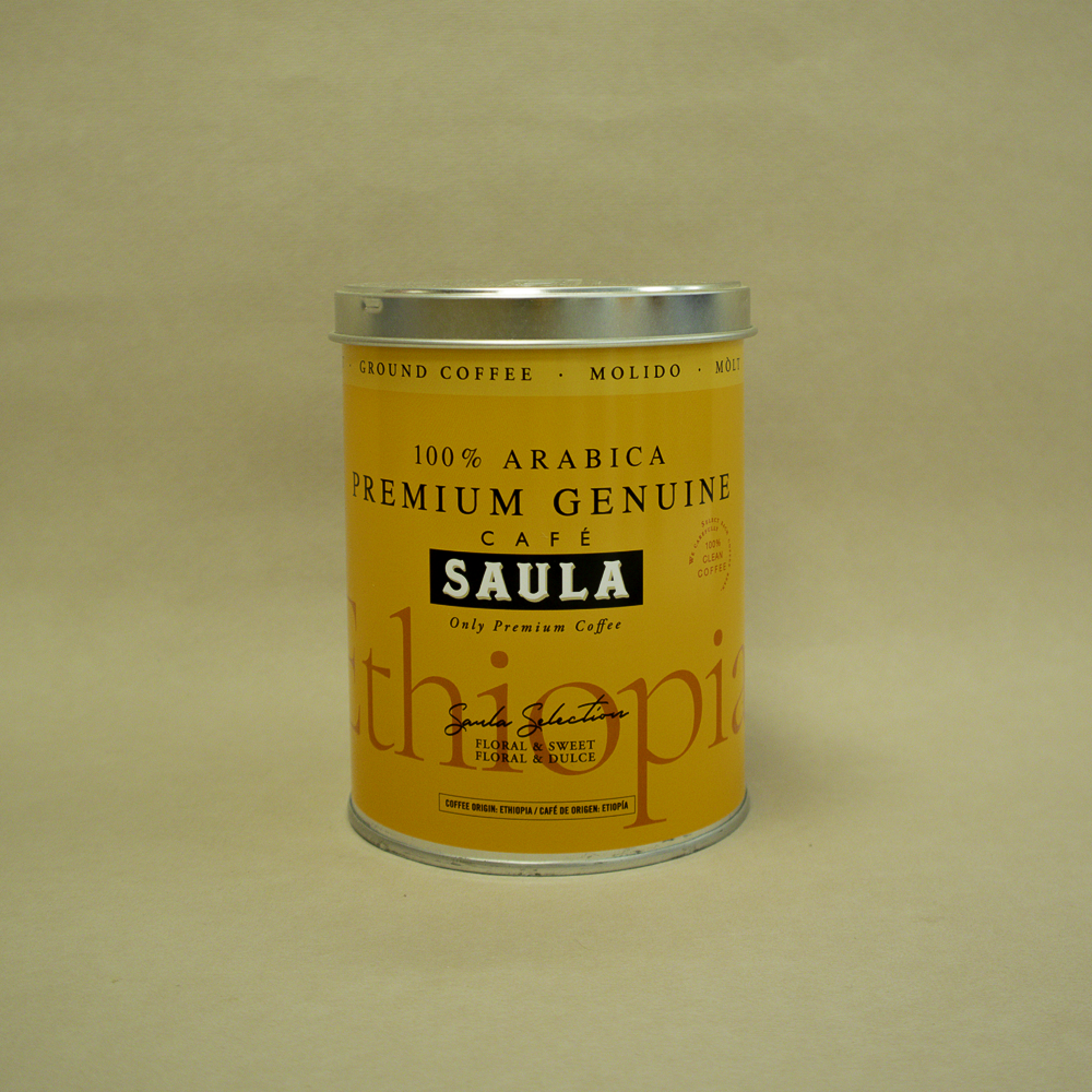 Café Molido Especialidad Premium Ethiopia Lata 250g Saula