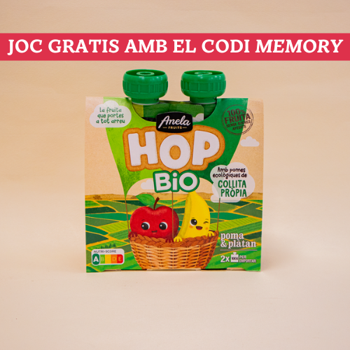 Anela HOP Manzana y Plátano Bio Pack 2x100g