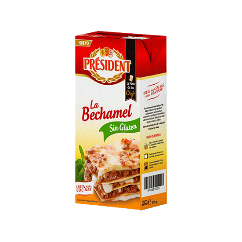 Bechamel s/gluten 500ml Président