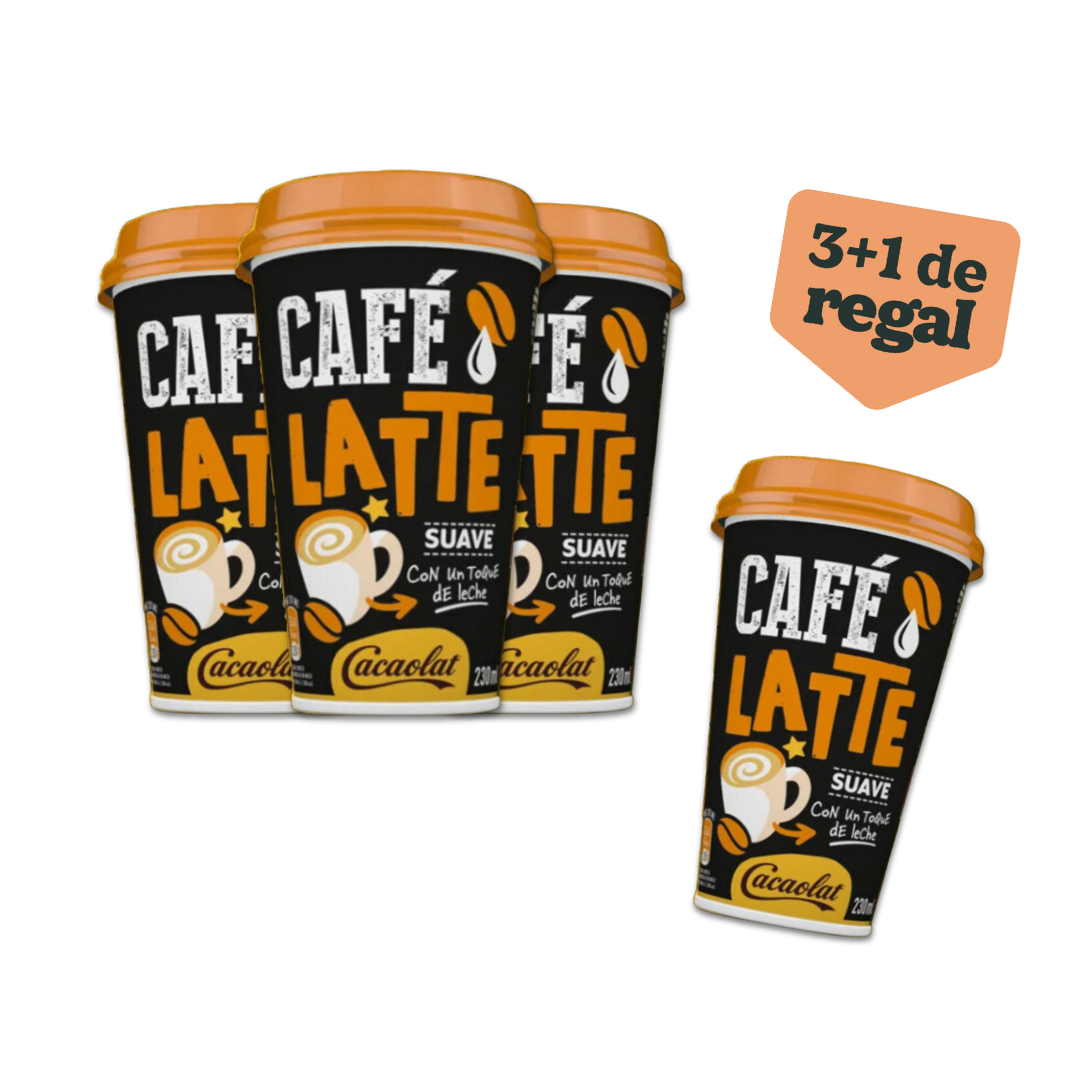 3 + 1 Regalo Cafè Latte 230ml Cacaolat