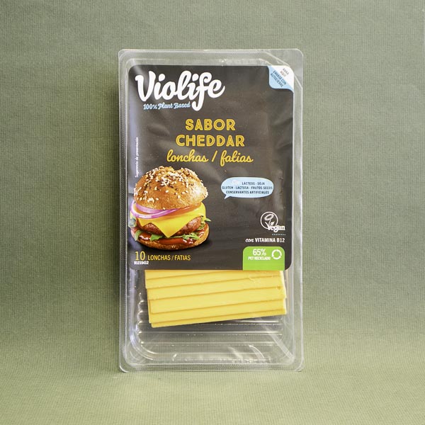 Queso Vegano Lonchas Cheddar 200g Violife