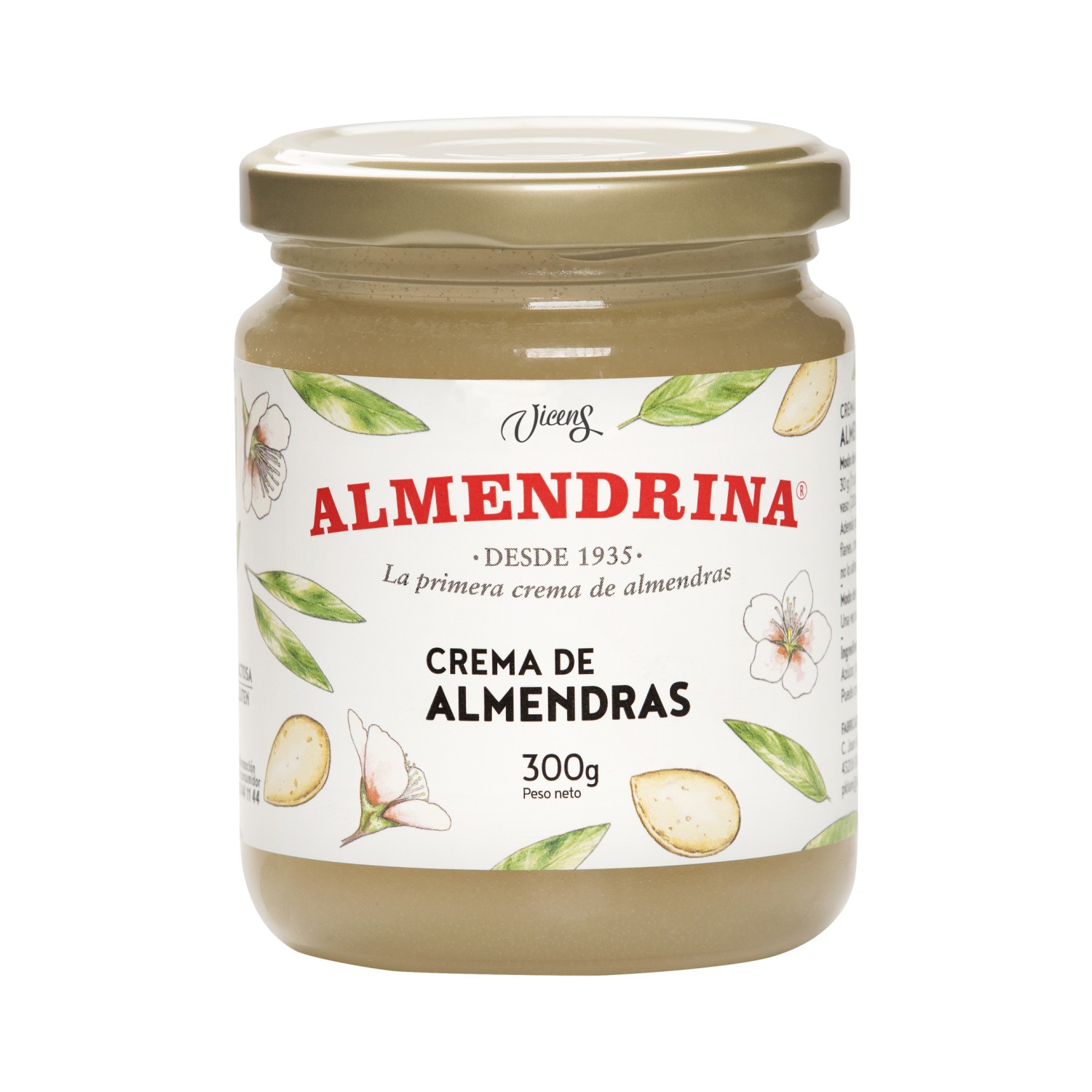 Crema d'Ametlles 300g Almendrina