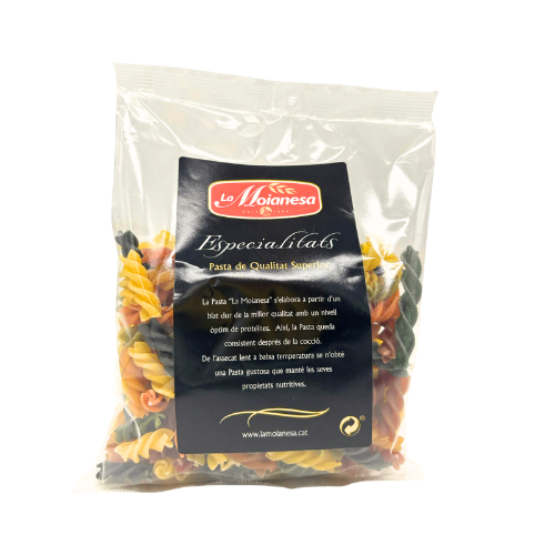 Espirals amb Verdures 250g La Moianesa