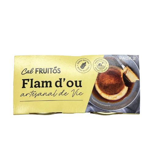 Flan de huevo Pack 2u x 110g Cal Fruitós 