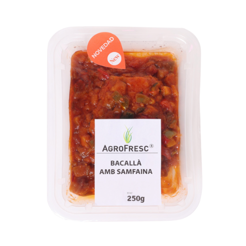 Bacalao con Samfaina 250g Agrofresc