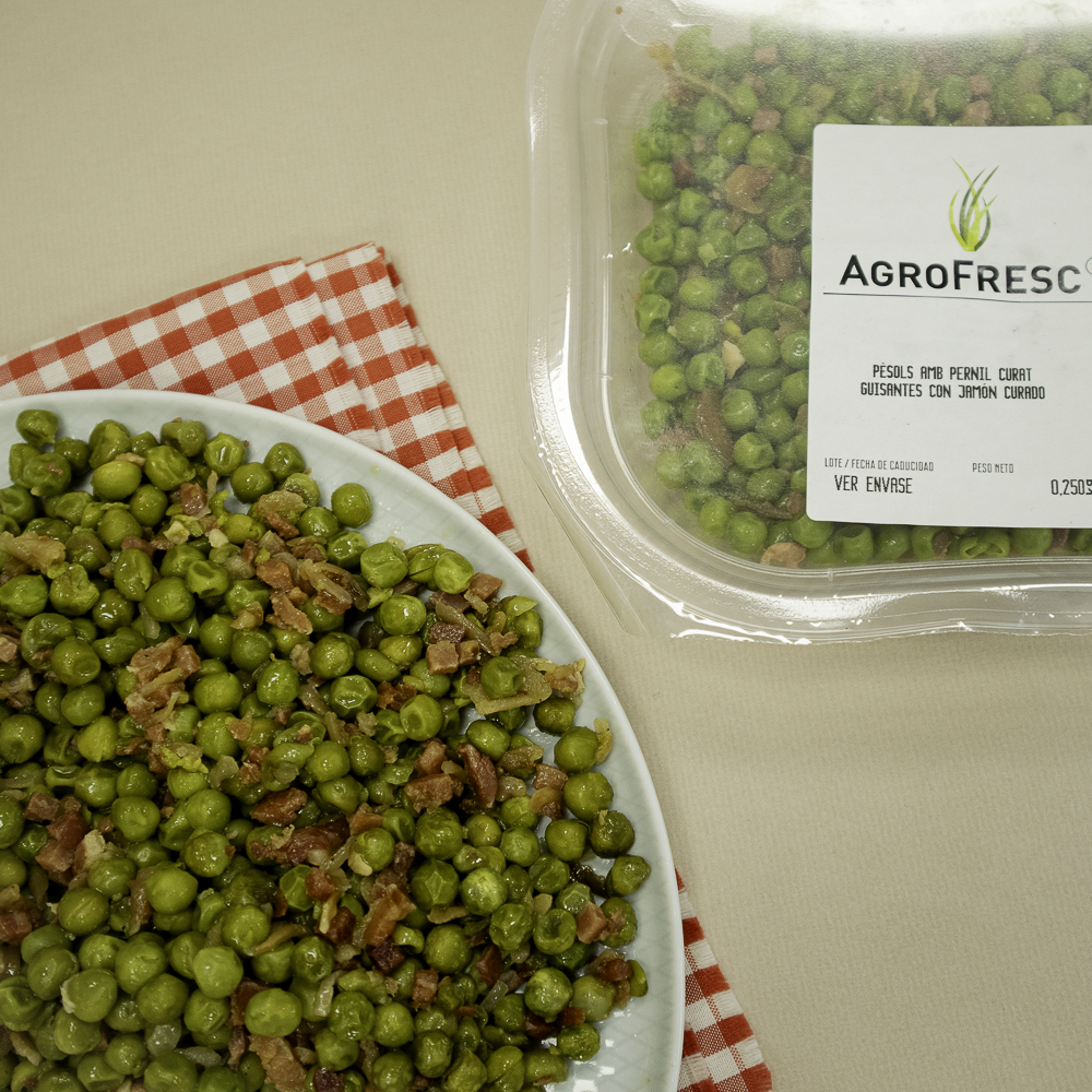Pèsols amb Pernil 250g Agrofresc