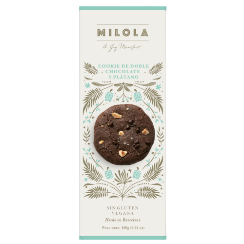 Cookies S/Gluten Xocolata i Plàtan 140g Milola