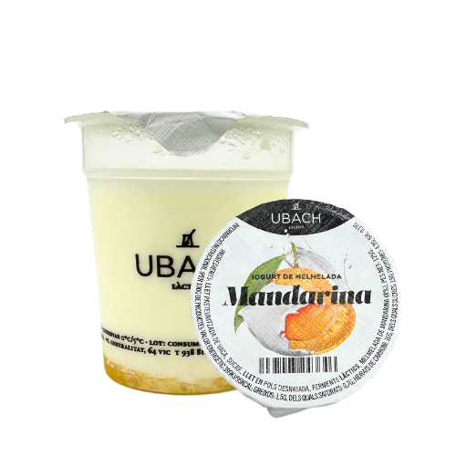 Iogurt amb Melmelada Mandarina Pack 2u x 125g Ubach