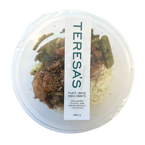 Bowl Pollastre Teriyaki amb Verdures 350g Teresa\'s