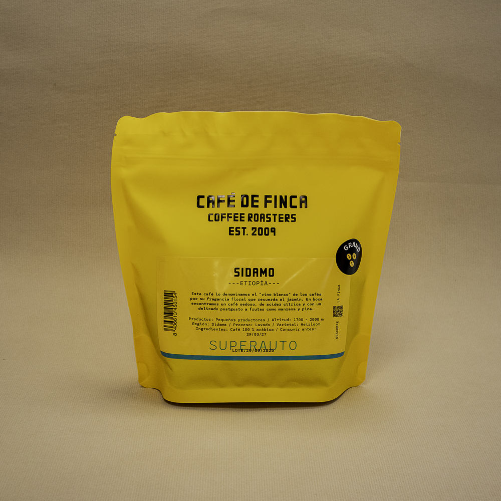  Cafè en Gra Especialitat Sidamo 250g Café de Finca