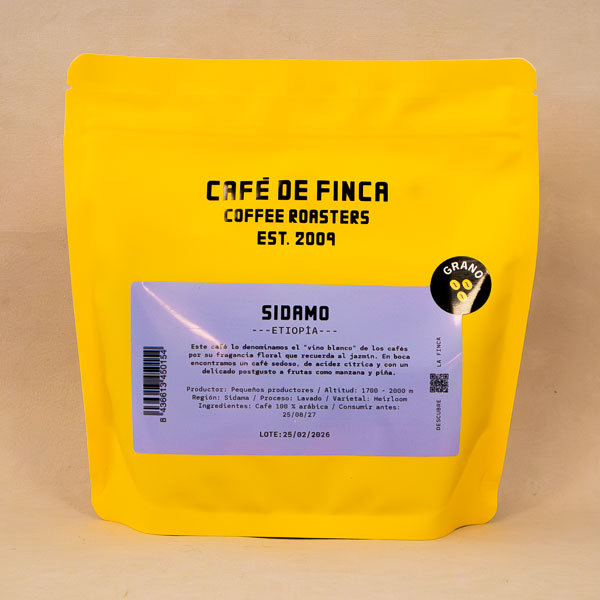  Cafè en Gra Especialitat Sidamo 250g Café de Finca