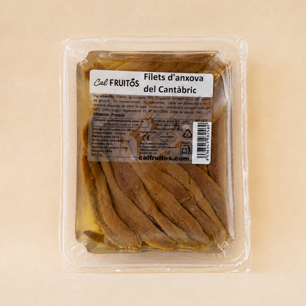 Anxova del Cantàbric Safata 120g Cal Fruitós