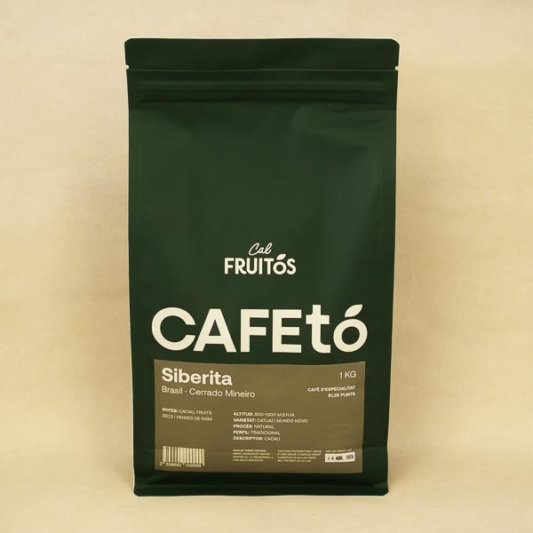Cafè en Gra Especialitat Siberita 1kg Cal Fruitós