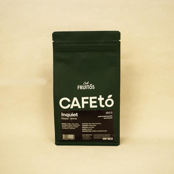 Cafè en Gra Especialitat Inquiet 250g Cal Fruitós