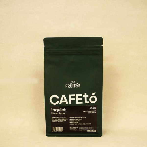 Cafè en Gra Especialitat Inquiet 250g Cal Fruitós