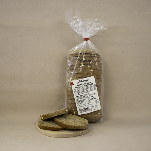Pan de molde Cereales y Semillas 490 g La Granja