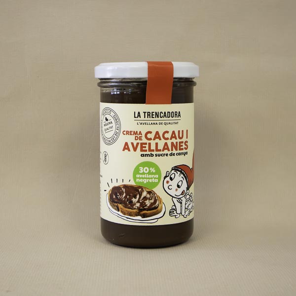 Crema de Cacau i Avellanes 280g La Trencadora