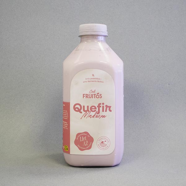 Quefir Maduixa Llet A2 1L Cal Fruitós
