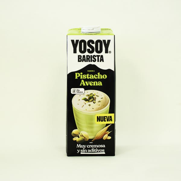 Bebida de Avena y Pistacho Barista Sin Gluten 1 L Yosoy