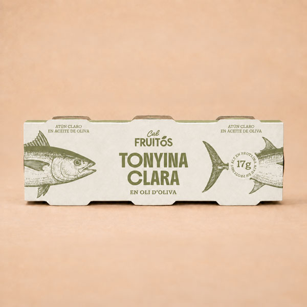 Tonyina Clara amb Oli d\'Oliva Pack 3u x 70g Cal Fruitós