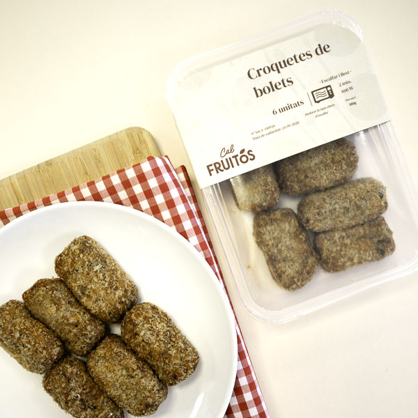 Croquetas Fritas Setas 6u Cal Fruitós