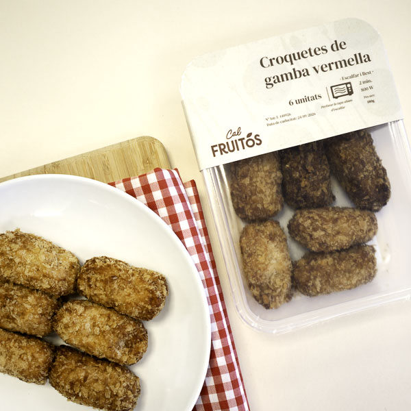 Croquetes Fritas Gamba 6u Cal Fruitós