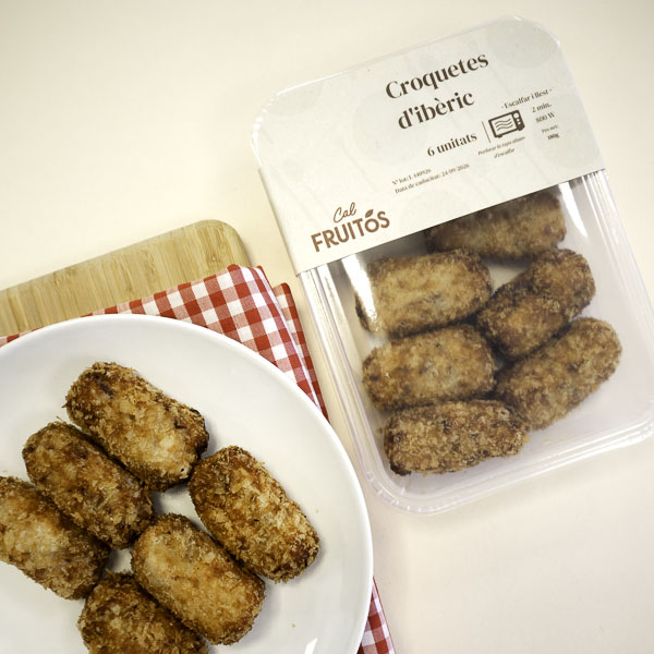Croquetes Fritas Jamón Ibérico 6u Cal Fruitós