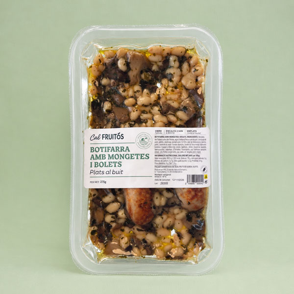 Botifarra amb Mongetes i Bolets 275g Cal Fruitós