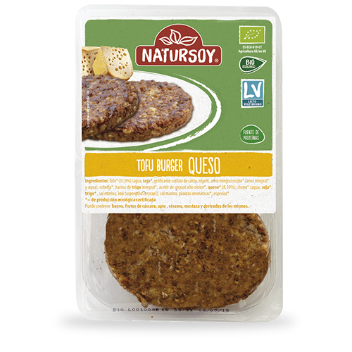 Hamburguesa Tofu/ Formatge (2x80 g) Natursoy