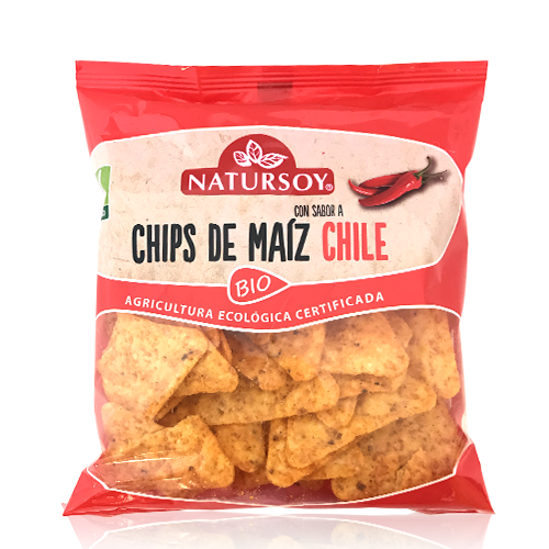 Xips de Blat de Moro i Chili (75 g) Natursoy