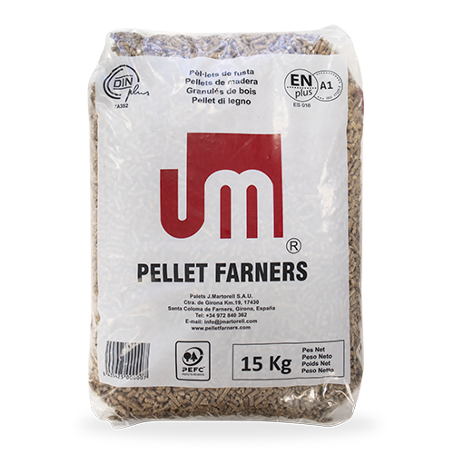 Pellet de Fusta 15kg Farners