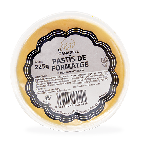 Pastís de Formatge (225 g) El Canadell