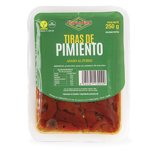 Pimiento Rojo Escalivado (250 g) Variedad