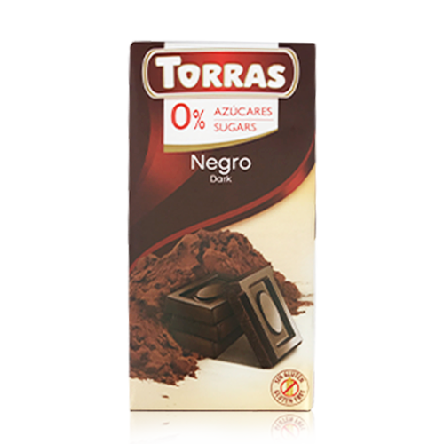 Chocolate Negro Fondant s/azúcares 75gTorras